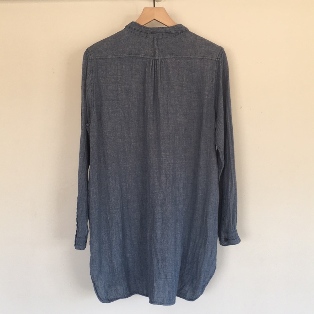 Free People CP Shades Denim Twill Cecelia Shirt - Picture 4 of 8